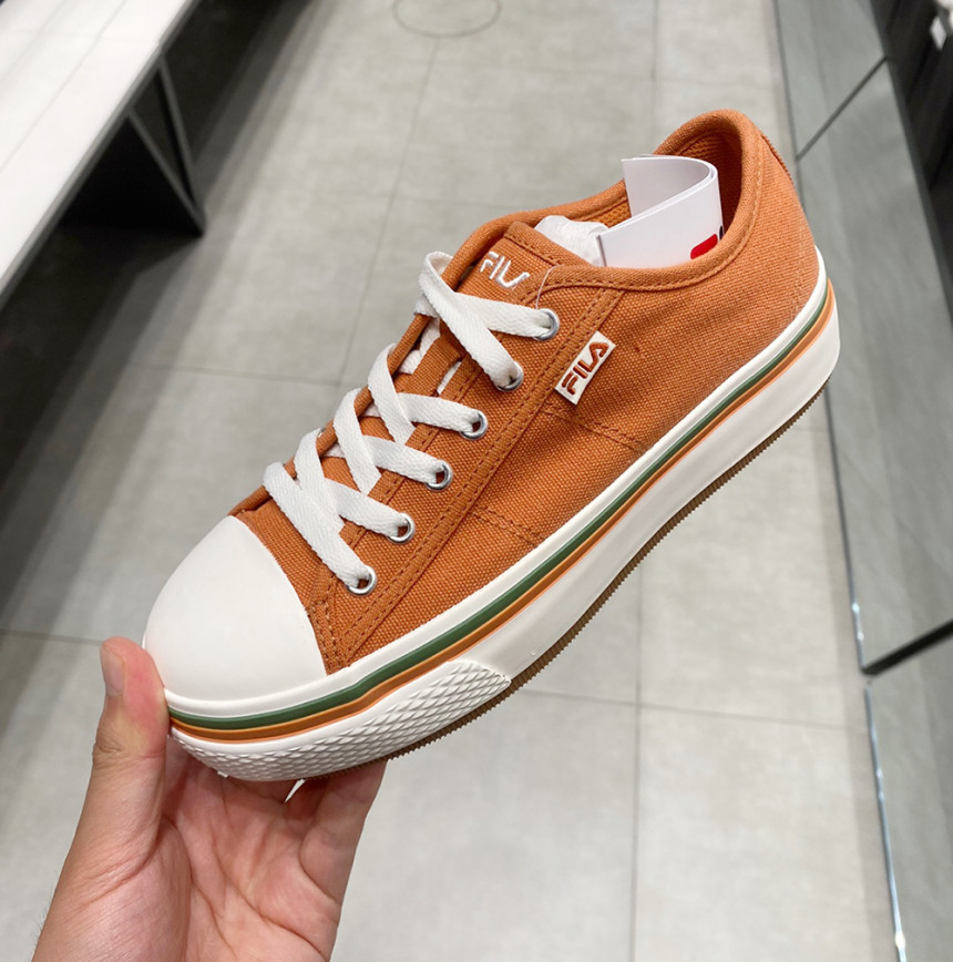 韓國FILA Scanline v2 (橙色/啡色)